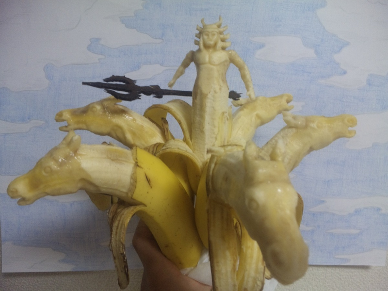 Illustration for article titled This Guy's Art Is Bananas. Literally.
